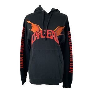 BoyGenius Tour Men’s Small Demon Hoodie Black Graphic Print Long Sleeve